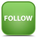 Follow special soft green square button