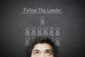 Follow the leader Royalty Free Stock Photo