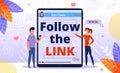 Follow Link, Clickthrough, Referral Program Ads
