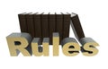 Follow the rules concept