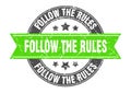 follow the rules stamp