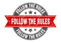 follow the rules stamp