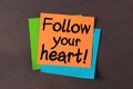 Follow Your Heart Royalty Free Stock Photo