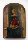 A follower of Bartolomeo Vivarini: Madonna and Child Royalty Free Stock Photo