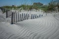 Folly beach charleston south carolina on atlantic ocean Royalty Free Stock Photo