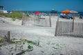 Folly beach charleston south carolina on atlantic ocean Royalty Free Stock Photo