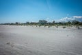 Folly beach charleston south carolina on atlantic ocean Royalty Free Stock Photo