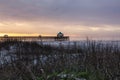 Folly Beach Edge of America South Carolina Royalty Free Stock Photo