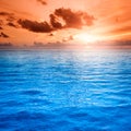 Folly Beach Ocean Sunset Landscape seascape scene