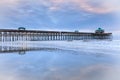 Folly Beach Fishing Pier Charleston SC South Carolina Royalty Free Stock Photo