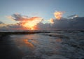 Folly Beach South Carolina Sunrise Royalty Free Stock Photo