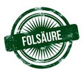 FolsÃÂ¤ure - green grunge stamp