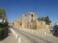 Fomagusta, northern Cyprus, the ruins of a medieval Venetian fortress.