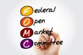 FOMC - Federal Open Market Committee acronym Royalty Free Stock Photo