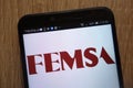 Fomento Economico Mexicano logo displayed on a modern smartphone Royalty Free Stock Photo
