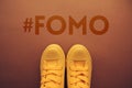 FOMO, fear of missing out Royalty Free Stock Photo