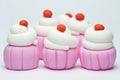 Fondant cupcakes