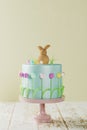 Fondant Easter cake 3D rendering