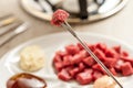 Fondue Bourguignonne Royalty Free Stock Photo