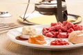 Fondue Bourguignonne Royalty Free Stock Photo