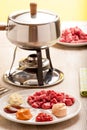 Fondue Bourguignonne Royalty Free Stock Photo