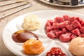 Fondue Bourguignonne Royalty Free Stock Photo