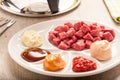 Fondue Bourguignonne Royalty Free Stock Photo