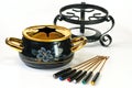 Fondue set Royalty Free Stock Photo