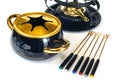 Fondue set Royalty Free Stock Photo