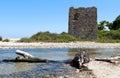 'Fonia' tower at Samothraki island in Greece Royalty Free Stock Photo