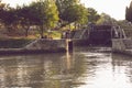 Fonserannes Locks, are a flight of staircase locks on the Canal du Midi near BÃÂ©ziers, Languedoc Roussillon, France