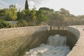 Fonserannes Locks, are a flight of staircase locks on the Canal du Midi near BÃÂ©ziers, Languedoc Roussillon, France