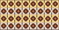 a beautiful ornamental batik pattern that has become a traditional symbol Royalty Free Stock Photo