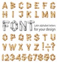 Font consisting of the Latin alphabet and digits