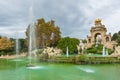 Font de la Cascada in Parc de la Ciutadella, Barcelona, Spain.