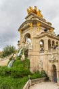 Font de la Cascada in Parc de la Ciutadella, Barcelona, Spain.