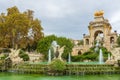 Font de la Cascada in Parc de la Ciutadella, Barcelona, Spain.