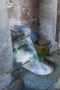 Hot spring at Caldes de Montbui, Catalonia, Spain. Water temperature 76 ÃÂºC