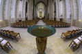 The elegant font in Guildford Cathedral