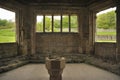 Font, Haughmond Abbey ruins, Shrewsbury Royalty Free Stock Photo