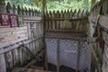 A font at the holy spring of St. Irinarch the Recluse, Russia