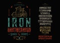 Font Iron Brotherhood Craft retro vintage typeface