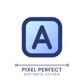 Font style pixel perfect gradient fill ui icon Royalty Free Stock Photo