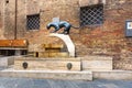 Fontain Contrada della Pantera in Siena. Italy