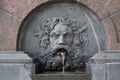 Fontain Neptune in the Voronikhinsky park near Kazan Cathedral, Saint-Petersburg, Russia Royalty Free Stock Photo