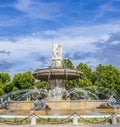 The Fontaine de la Rotonde fountain