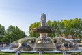 The Fontaine de la Rotonde fountain