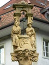 Fontaine de la Samaritaine, Fribourg ( Suisse ) Royalty Free Stock Photo