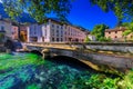 Fontaine de Vaucluse, Provence, France Royalty Free Stock Photo