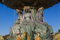 Fontaine des Fleuves, Concorde square, Paris Royalty Free Stock Photo